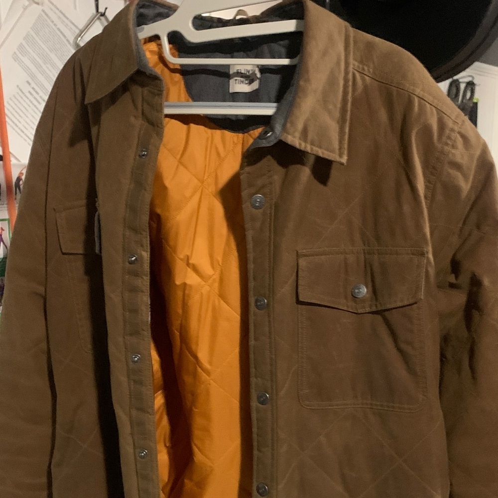 Flint and Tinder Waxed Canvas Insulated Shirt Jacket